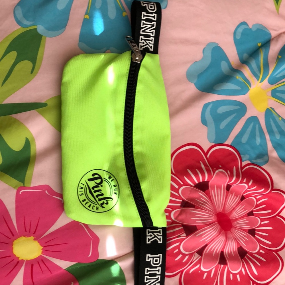 Pink Fanny pack Neon Green